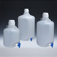 可高溫高壓操作的細口大瓶（PP，帶放水口） 8319